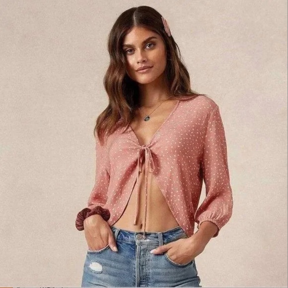 NEW Beach Bunny Georgia Rose Top XS - Picture 1 of 9